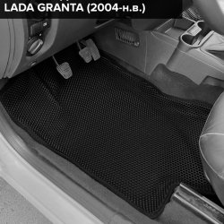 3D коврики EVA с бортами Lada Granta FL седан, лифтбек, универсал (2018-н.в.)