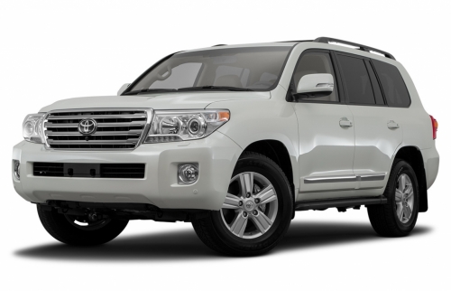 2D коврики EVA в салон на Toyota Land Cruiser 200, 7 мест (2012-2021)