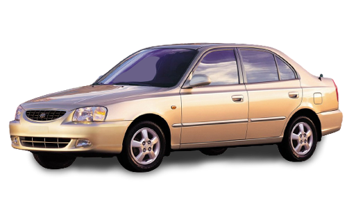 2D коврики EVA в салон и багажник на Hyundai Accent II (1999-2012)