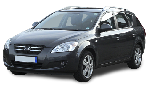 2D коврики EVA в салон и багажник  на Kia Ceed I (ED) универсал (2006-2010)