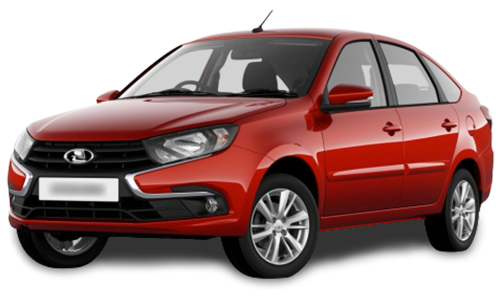 2D коврики EVA в салон и багажник на Lada Granta FL лифтбек (2018-н.в.)