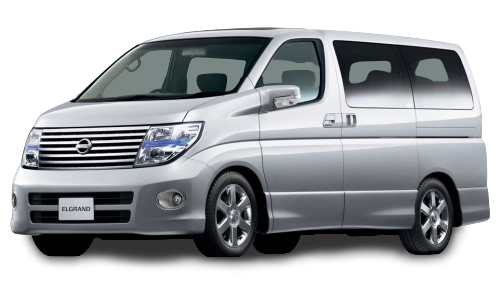 2D коврики EVA в салон и багажник на Nissan Elgrand II C51 правый руль (2002-2010)