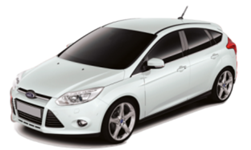 3D коврики EVA с бортами в салон на Ford Focus III седан, хэтчбек, универсал (2011-2015)