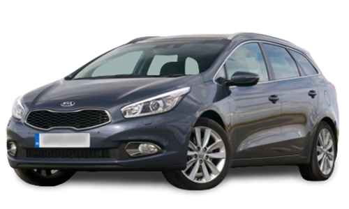 3D коврики EVA с бортами в салон  на Kia Ceed II (JD) хэтчбек, универсал (2012-2018)