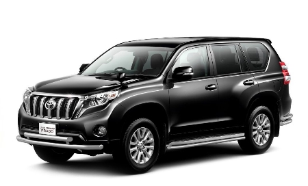 3D коврики EVA с бортами в салон на Toyota Land Cruiser Prado 150 (2009-н.в.)