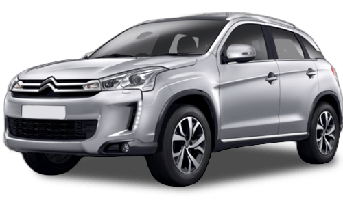 3D коврики EVA с бортами в салон на Citroen C4 Aircross (2012-2017)