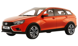 2D коврики EVA в салон и багажник  на Lada Vesta универсал (2015-2022)