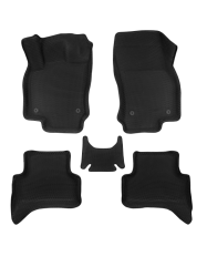 3D коврики EVA с бортами в салон на Skoda Karoq (2020-н.в.)