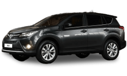 3D коврики EVA с бортами в салон на Toyota RAV4 IV XA40 (2012-2019)