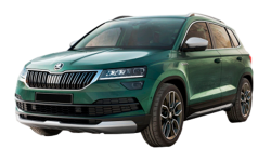 3D коврики EVA с бортами в салон на Skoda Karoq (2020-н.в.)